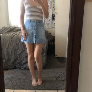 Denim skirt
